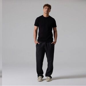 Talentless Men’s Heather Straight Leg Sweatpants – Charcoal Heather L Fleece